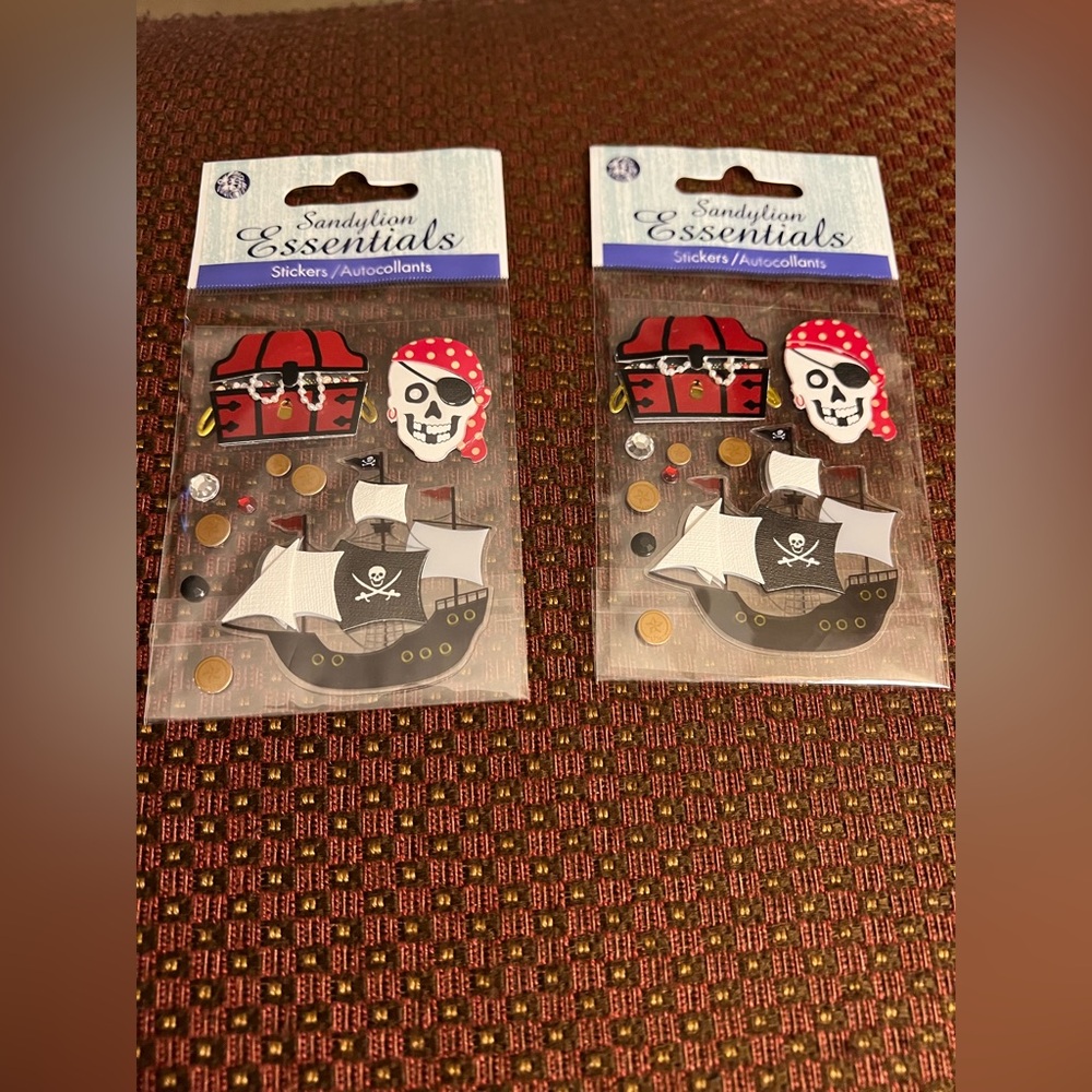 Pirate Assorted Scrapbook Stickers - Picture 5 of 7